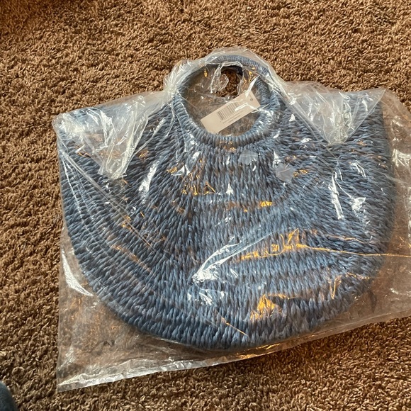 Lulu Dharma Half Moon Woven Tote - Picture 10 of 10